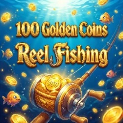 100 Golden Coins: Reel Fishing slot game at MrPunter Casino for United Kingdom players